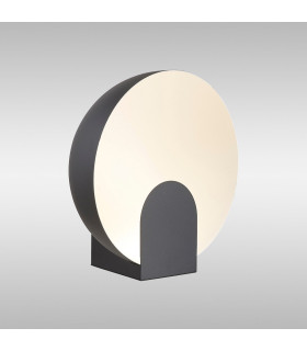Oculo 30cm Table Lamp 12W LED 3000K 1080lm Black 3yrs Warranty-2