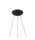 Riumar Ring Pendant 62cm 40W+15W LED 3 Way Relay 3000K 3800lm Black 3yrs Warranty-4