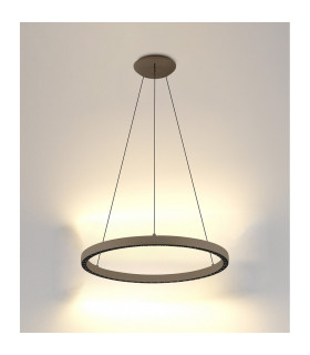 Riumar Ring Pendant 62cm 40W+15W LED 3 Way Relay 3000K 3800lm Sand Brown 3yrs Warranty-2