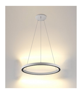 Riumar Ring Pendant 62cm 40W+15W LED 3 Way Relay 3000K 3800lm White 3yrs Warranty-2