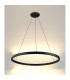 Riumar Ring Pendant 92cm 60W+20W LED 3 Way Relay 3000K 5800lm Black 3yrs Warranty-2