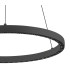 Riumar Ring Pendant 92cm 60W+20W LED 3 Way Relay 3000K 5800lm Black 3yrs Warranty-6