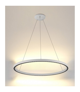 Riumar Ring Pendant 92cm 60W+20W LED 3 Way Relay 3000K 5800lm White 3yrs Warranty-2