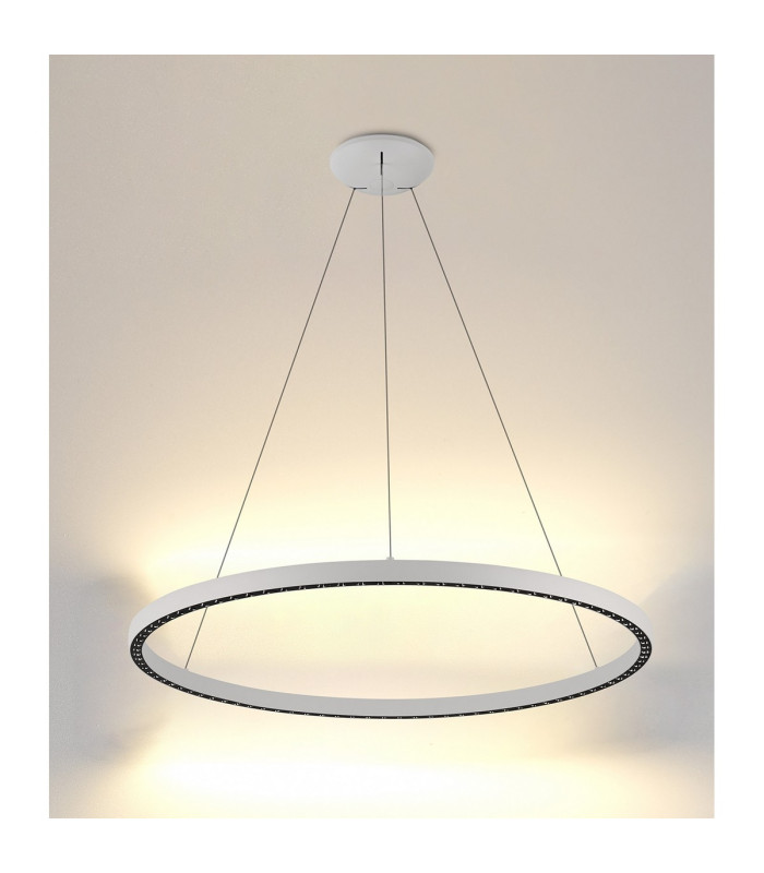 Riumar Ring Pendant 92cm 60W+20W LED 3 Way Relay 3000K 5800lm White 3yrs Warranty-2