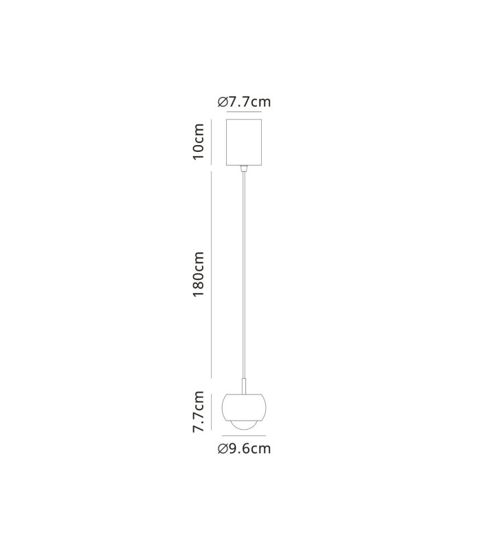 Roller Rise And Fall Pendant 12W LED 3000K 1000lm Black 3yrs Warranty-7