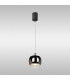Roller Rise And Fall Pendant 12W LED 3000K 1000lm Chrome/Black 3yrs Warranty-2