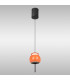 Roller Rise And Fall Pendant 12W LED 3000K 450lm Orange/Black 3yrs Warranty-2