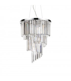 12 Light Pendant Light Chrome, E14 - 1