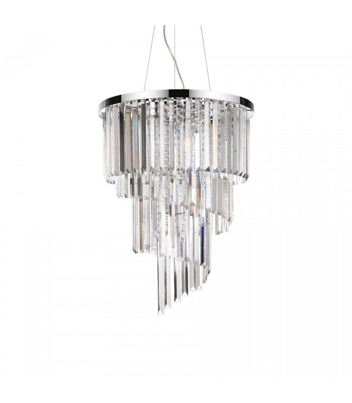 12 Light Pendant Light Chrome, E14 - 1