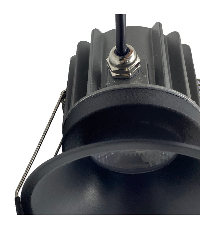 Rombok Downlight 12W LED Dimmable CCT LED Cut Out: 75mm 1080lm 36° Deg IP65 DRIVER INC. Black 3yrs Warranty-3