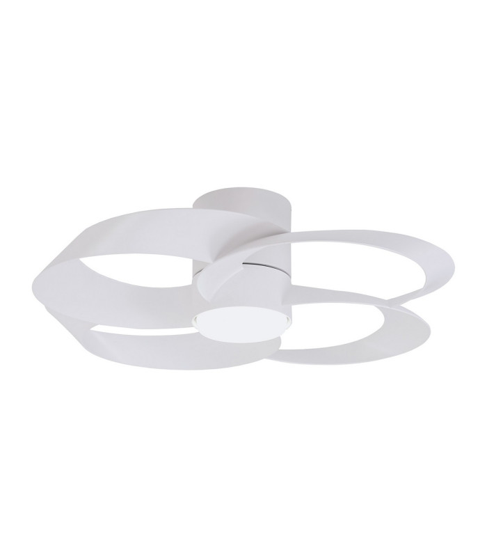 Rose 24W LED Dimmable Ceiling Light With Built-In 25W DC Reversible Fan Remote Control 2700-5000K 1800lm White-1