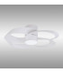 Rose 24W LED Dimmable Ceiling Light With Built-In 25W DC Reversible Fan Remote Control 2700-5000K 1800lm White-2