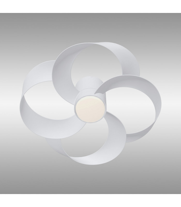 Rose 24W LED Dimmable Ceiling Light With Built-In 25W DC Reversible Fan Remote Control 2700-5000K 1800lm White-6
