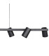 Sal 6 Light Linear Pendant Spotlight GU10 Matt Black-5