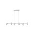 Sal 6 Light Linear Pendant Spotlight GU10 Matt White-1