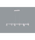 Sal 6 Light Linear Pendant Spotlight GU10 Matt White-2