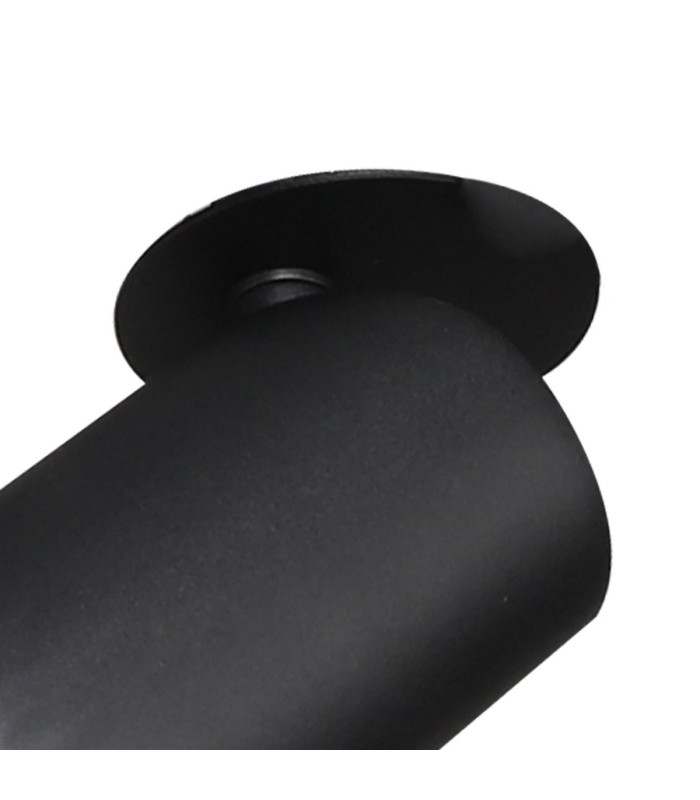 Sal 1 Light Recessed Spotlight GU10 Matt Black-3