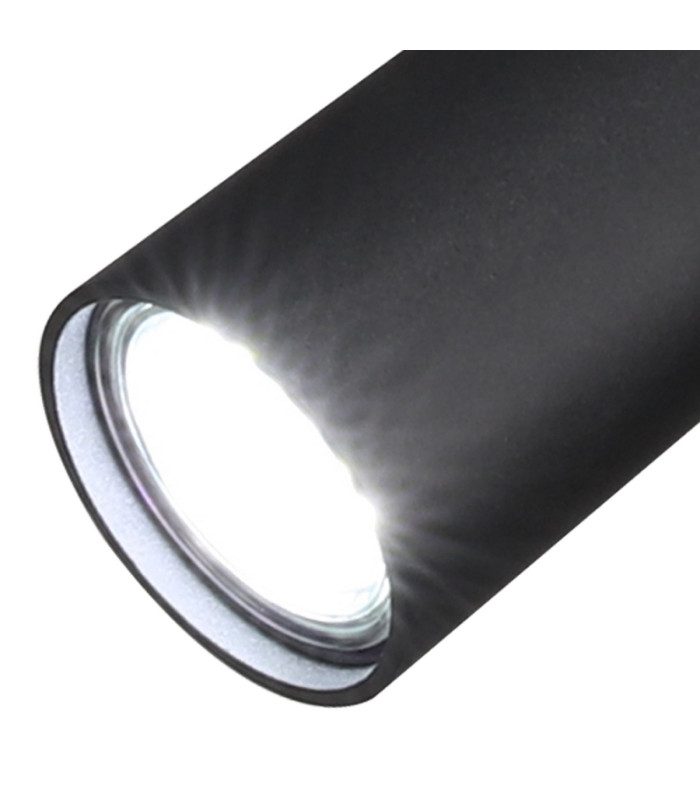 Sal 1 Light Recessed Spotlight GU10 Matt Black-4