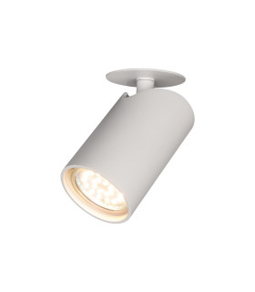 Sal 1 Light Recessed Spotlight GU10 Matt White-1