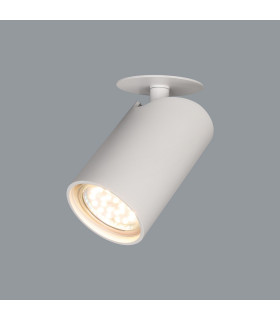 Sal 1 Light Recessed Spotlight GU10 Matt White-2