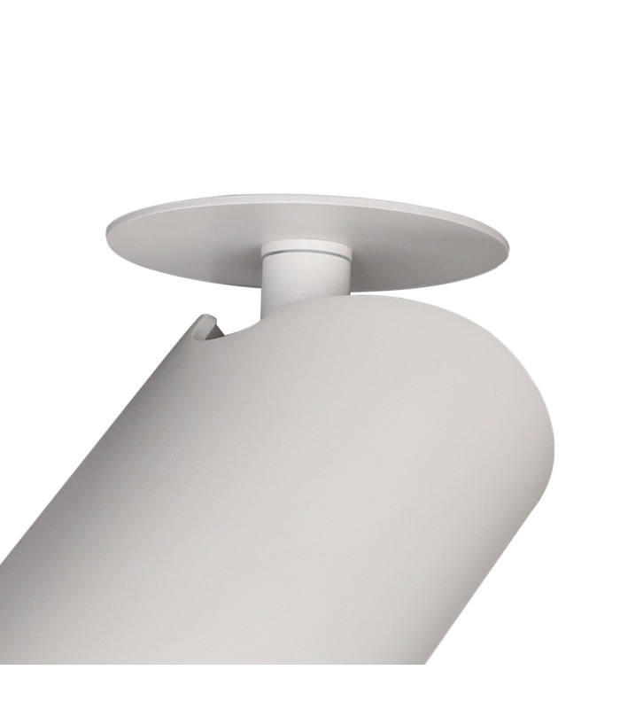 Sal 1 Light Recessed Spotlight GU10 Matt White-4