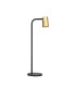 Sal Tall Table Lamp With Inline Switch 1 Light GU10 Satin Gold/Matt Black-1