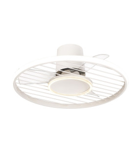 Soho 45W LED Dimmable Ceiling Light With Built-In 30W DC Fan 2700-5000K Remote & APP Control 3150lm White 5yrs Warranty-1