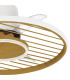 Soho 45W LED Dimmable Ceiling Light With Built-In 30W DC Fan 2700-5000K Remote & APP Control 3150lm White/Wood 5yrs Warranty-4