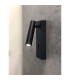 Tarifa II Wall/Reading Light Adjustable With USB-C Socket 3W LED 3000K 210lm Switched Black 3yrs Warranty-3