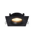 Tavira Recessed Spotlight 8.5cm Square GU10 (Max 12W) IP54 Cut Out 68mm Black-1