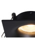 Tavira Recessed Spotlight 8.5cm Square GU10 (Max 12W) IP54 Cut Out 68mm Black-3