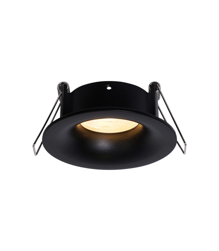 Tavira Recessed Spotlight 8.5cm Round GU10 (Max 12W) IP54 Cut Out 68mm Black-1
