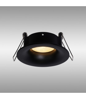 Tavira Recessed Spotlight 8.5cm Round GU10 (Max 12W) IP54 Cut Out 68mm Black-2