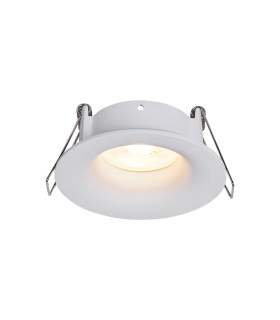 Tavira Recessed Spotlight 8.5cm Round GU10 (Max 12W) IP54 Cut Out 68mm White-1