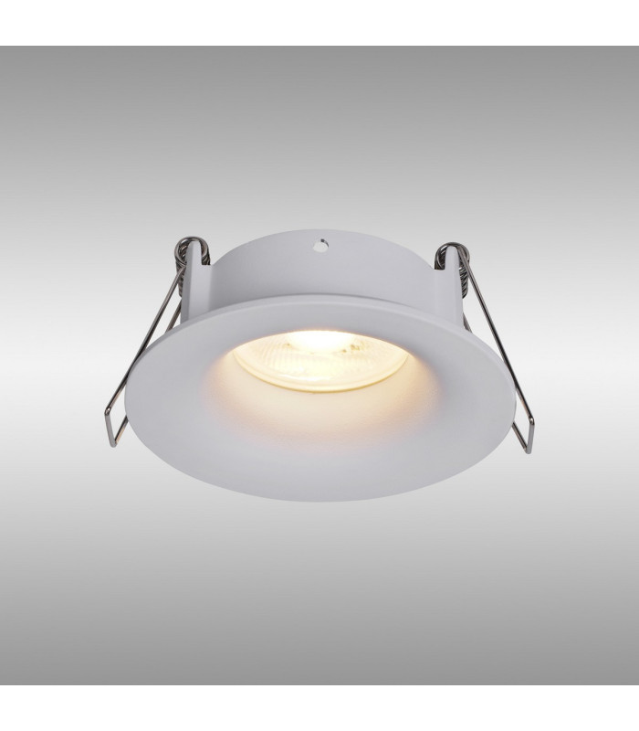 Tavira Recessed Spotlight 8.5cm Round GU10 (Max 12W) IP54 Cut Out 68mm White-2
