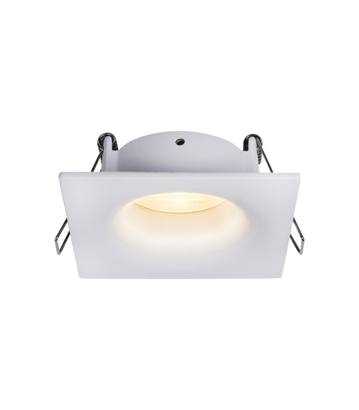 Tavira Recessed Spotlight 8.5cm Square GU10 (Max 12W) IP54 Cut Out 68mm White-1
