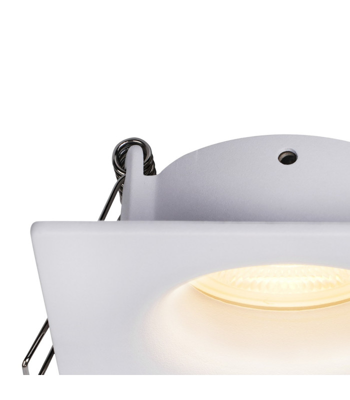Tavira Recessed Spotlight 8.5cm Square GU10 (Max 12W) IP54 Cut Out 68mm White-3