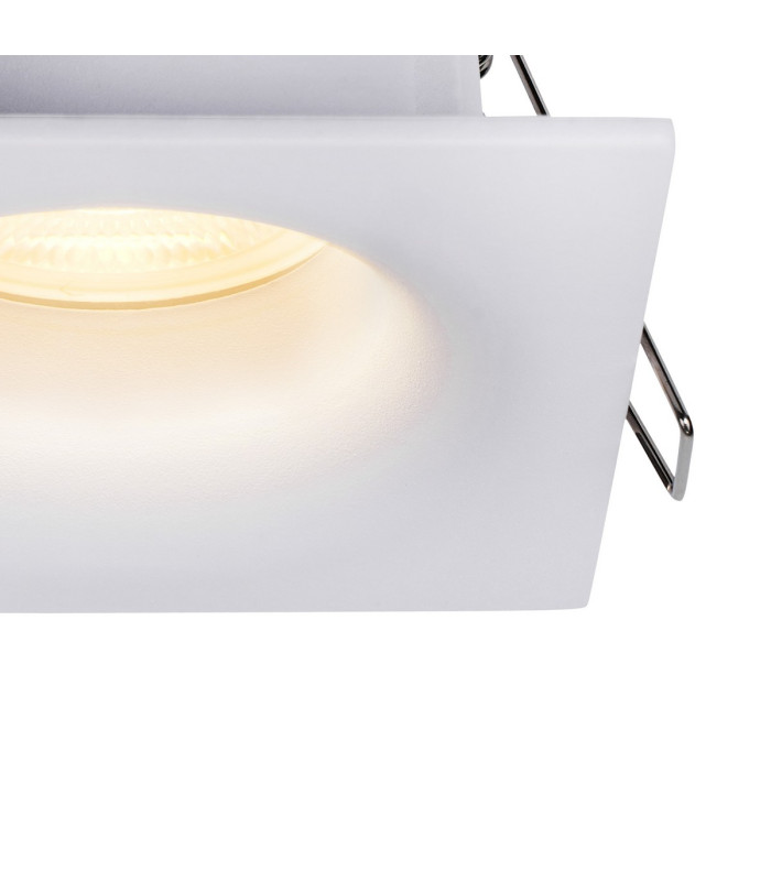 Tavira Recessed Spotlight 8.5cm Square GU10 (Max 12W) IP54 Cut Out 68mm White-4