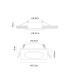 Tavira Recessed Spotlight 8.5cm Square GU10 (Max 12W) IP54 Cut Out 68mm White-5