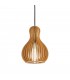 1 Light Ceiling Pendant Wood, E27 - 1