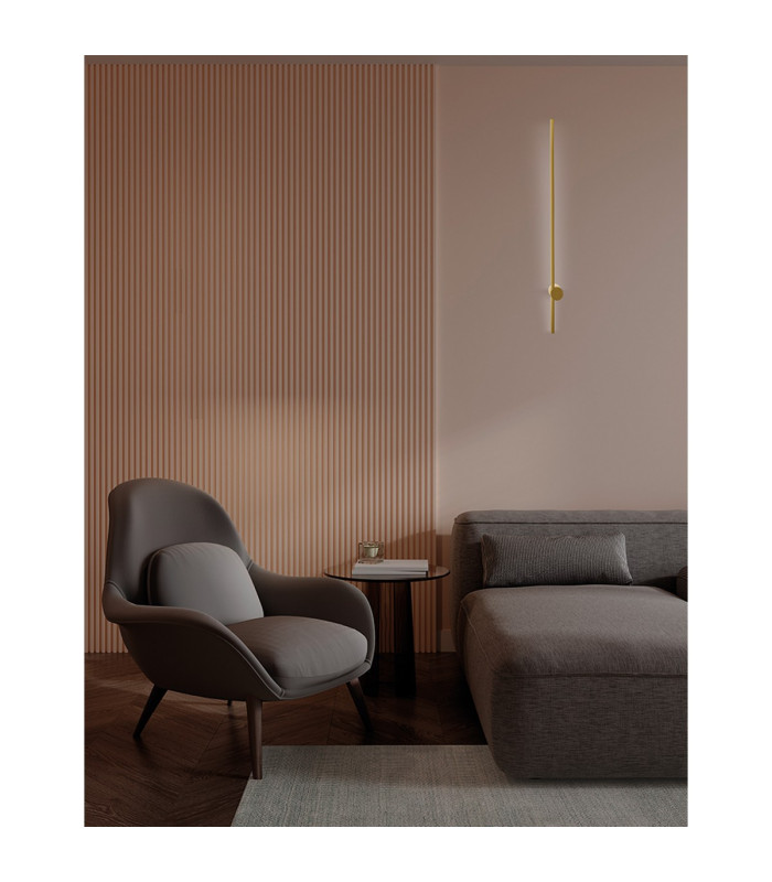 Tobago Wall Light 9W LED 3000K 760lm Gold 3yrs Warranty-3