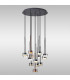 Tonic Round Pendant 14 Light With Replaceable 12W LEDs 4000K Black/Chrome/Bronze/Copper-2