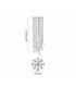 Tonic Round Pendant 14 Light With Replaceable 12W LEDs 4000K Black/Chrome/Bronze/Copper-7