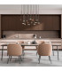 Tonic Rectangular Pendant 14 Light With Replaceable 12W LEDs 4000K Black/Chrome/Bronze/Copper-6