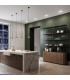 Tonic Rectangular Pendant 8 Light With Replaceable 12W LEDs 3000K Black/Chrome/Bronze/Copper-4
