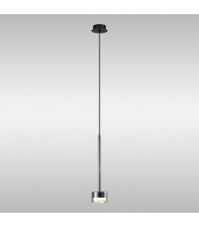 Tonic Pendant 1 Light With Replaceable 12W LEDs 3000K Bronze/Black/Bronze Glass-2