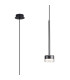 Tonic Pendant 1 Light With Replaceable 12W LEDs 4000K Chrome/Black/Clear Glass-1