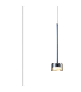 Tonic Assembly Pendant (WITHOUT PLATE) 1 Light With Replaceable 12W LEDs 3000K Bronze/Bronze Glass-1