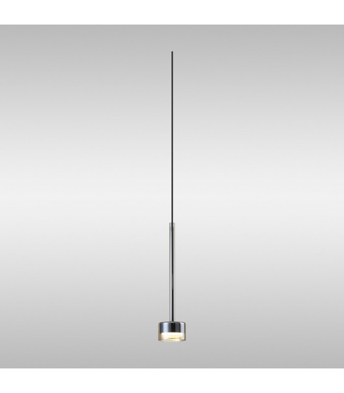 Tonic Assembly Pendant (WITHOUT PLATE) 1 Light With Replaceable 12W LEDs 3000K Bronze/Bronze Glass-2
