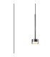 Tonic Assembly Pendant (WITHOUT PLATE) 1 Light With Replaceable 12W LEDs 4000K Bronze/Bronze Glass-1